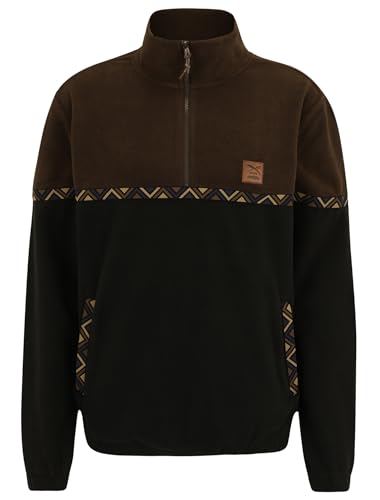 IRIEDAILY Herren Troyer Monte NOE recyceltes Material Regular Fit Dark Coffee von IRIEDAILY