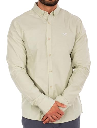 IRIEDAILY Samuel LS Shirt, Light Olive, L von IRIEDAILY