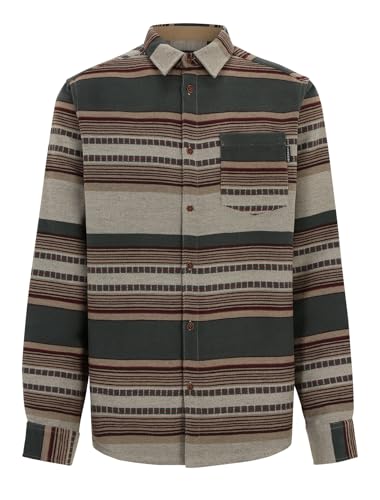 IRIEDAILY Santania Shirt, recyceltes Material, Khaki Green, M von IRIEDAILY