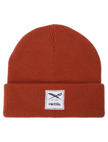 IRIEDAILY Smurpher Heavy Beanie, Brick, L von IRIEDAILY