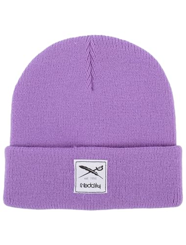 IRIEDAILY Smurpher Heavy Beanie, Lilac, L von IRIEDAILY