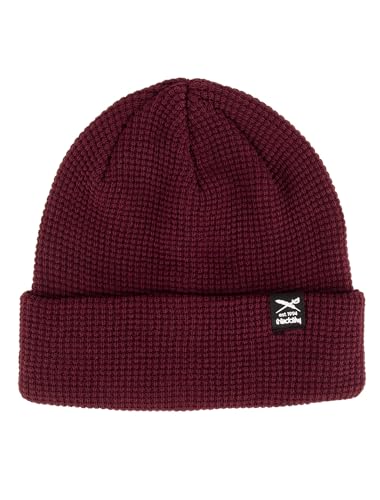 IRIEDAILY Smurpher Wafer Beanie in Maroon Melange, One Size von IRIEDAILY