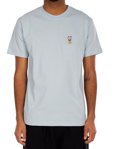 IRIEDAILY T-Shirt Bye Bye, Bio-Baumwolle, Ice Blue, L von IRIEDAILY