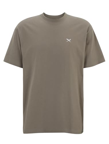 IRIEDAILY T-Shirt Mini Flag Relaxed, Bio-Baumwolle, Smokey Olive, L von IRIEDAILY