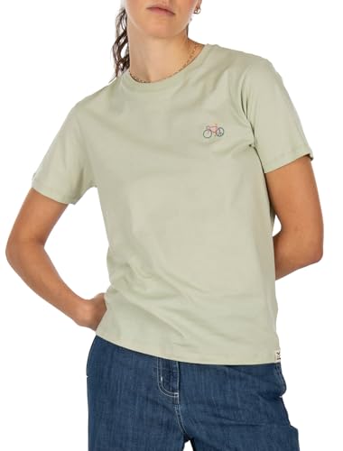 IRIEDAILY T-Shirt Peacy Ride, Bio-Baumwolle, Light sage, XS von IRIEDAILY