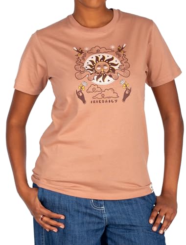 IRIEDAILY T-Shirt Smokin Sun, Bio-Baumwolle, Cedar Rose, S IRIEDAILY T-Shirt Smokin Sun, Bio-Baumwolle, Cedar Rose, S von IRIEDAILY