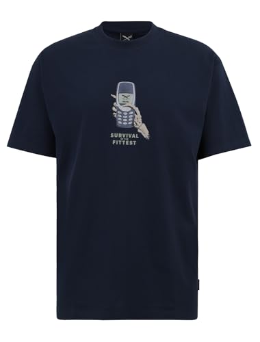 IRIEDAILY The Fittest T-Shirt, Bio-Baumwolle, Midnight, M von IRIEDAILY