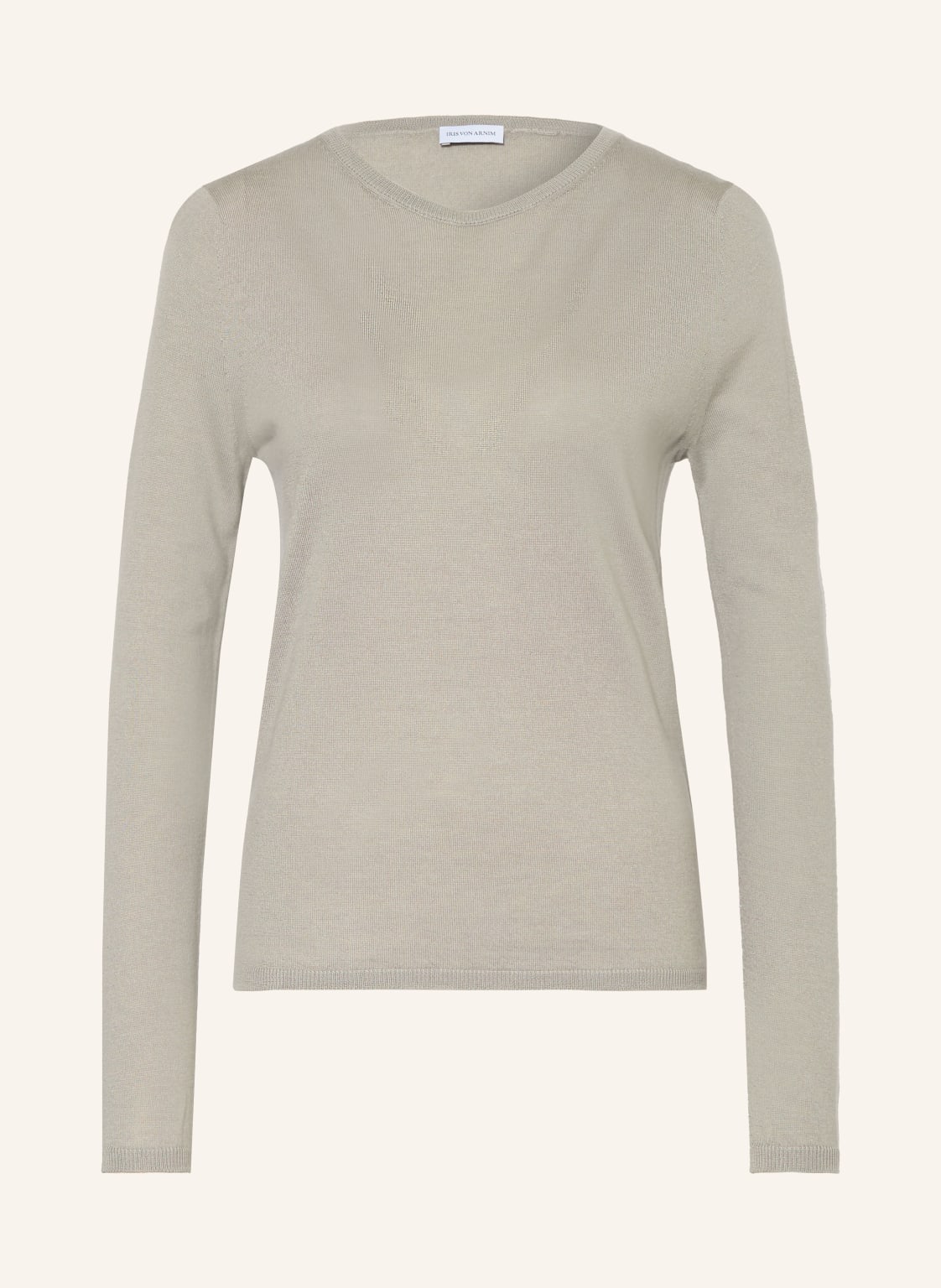 Iris Von Arnim Cashmere-Pullover Laureen Mit Seide beige von IRIS von ARNIM