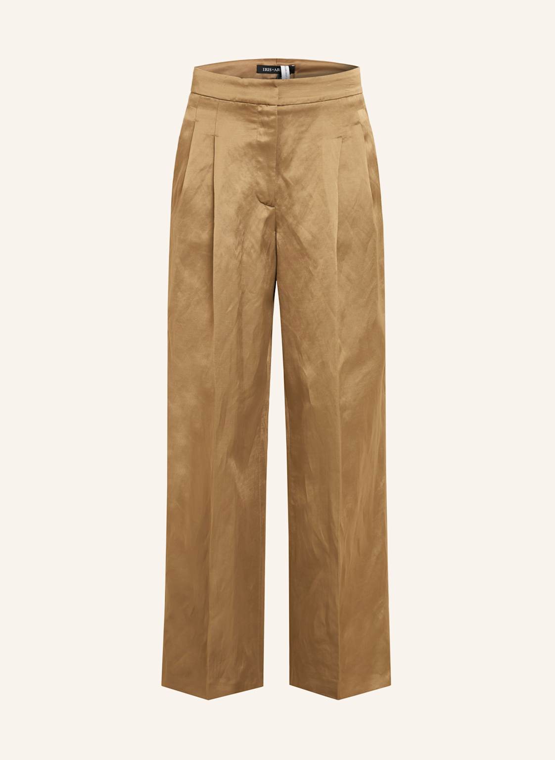 Iris Von Arnim Satinhose Lainie Mit Leinen braun Iris Von Arnim Satinhose Lainie Mit Leinen braun von IRIS von ARNIM