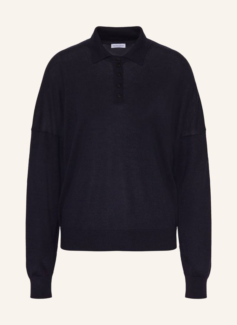 Iris Von Arnim Strick-Poloshirt Lilia Aus Cashmere Mit Seide blau von IRIS von ARNIM