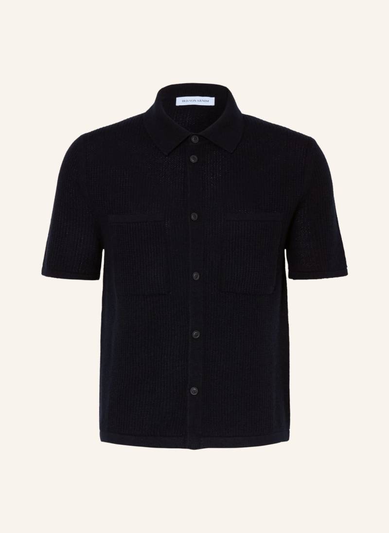 Iris Von Arnim Strickhemd Aurelian Comfort Fit Aus Cashmere blau von IRIS von ARNIM