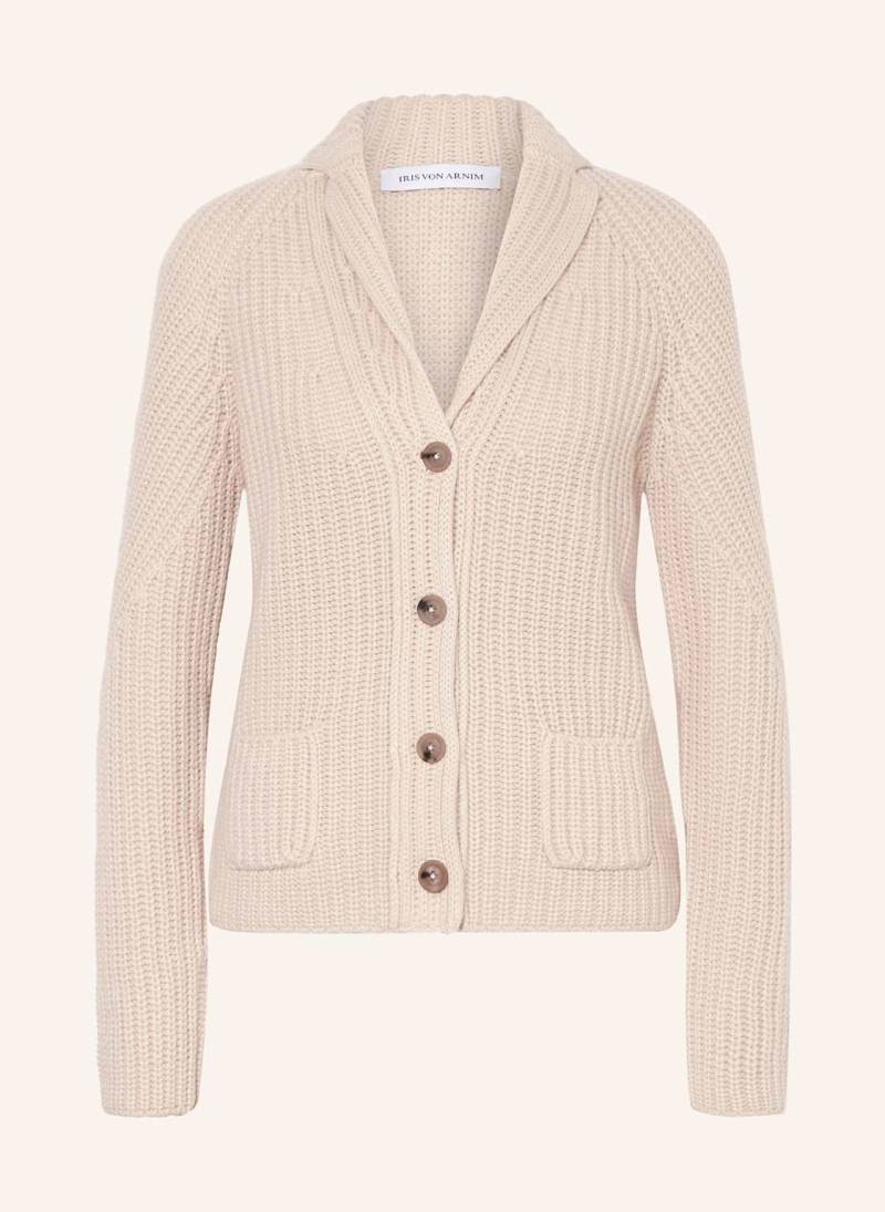 Iris Von Arnim Strickjacke Gwendolyn Aus Cashmere beige von IRIS von ARNIM