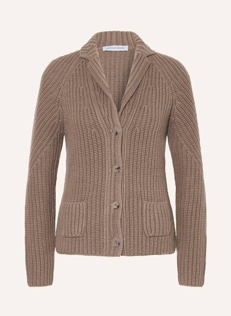 Iris Von Arnim Strickjacke Gwendolyn Aus Cashmere braun von IRIS von ARNIM