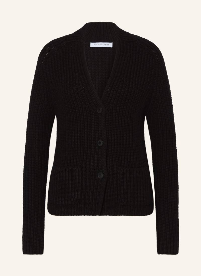 Iris Von Arnim Strickjacke Heliantha Aus Cashmere schwarz von IRIS von ARNIM