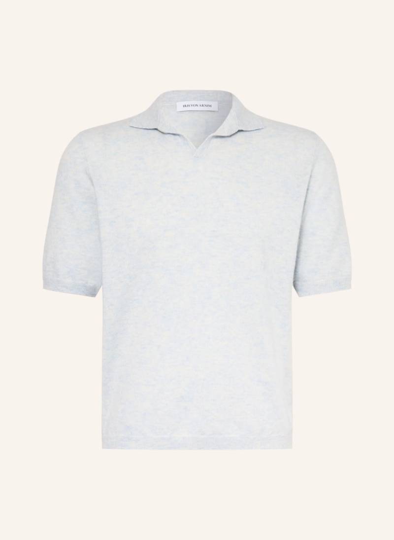 Iris Von Arnim Strickshirt Ameca Aus Cashmere blau von IRIS von ARNIM