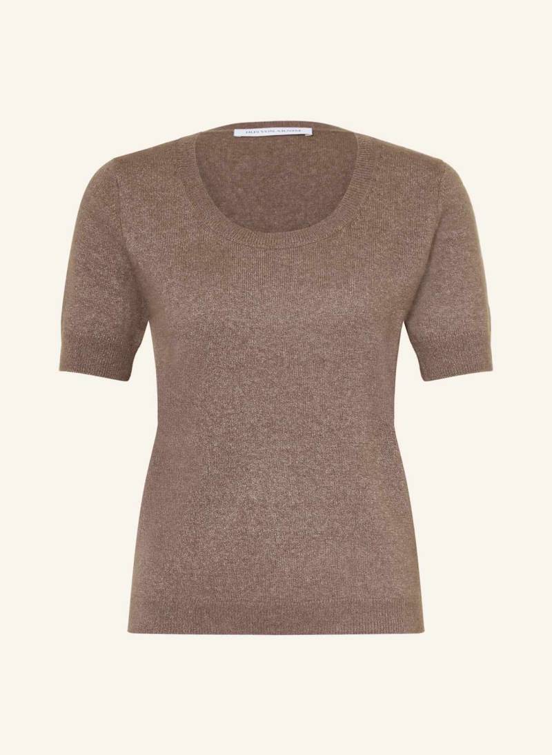 Iris Von Arnim Strickshirt Rita Aus Cashmere braun von IRIS von ARNIM
