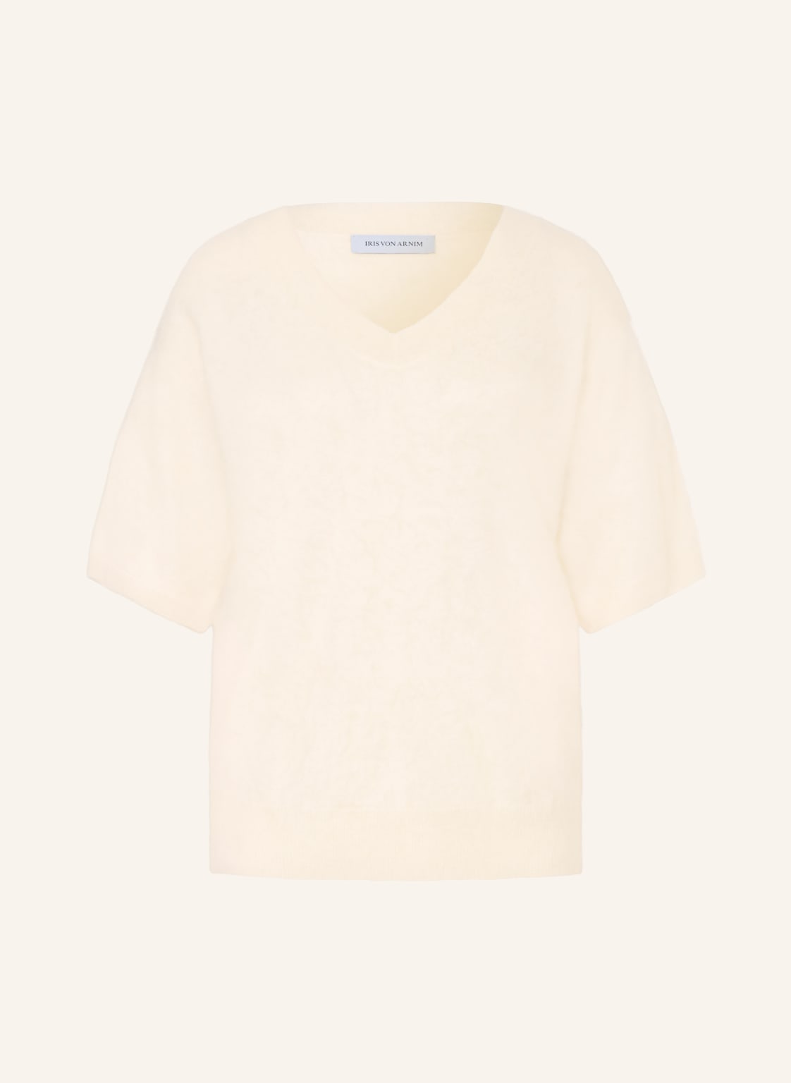 Iris Von Arnim Strickshirt Sorrel Aus Cashmere weiss von IRIS von ARNIM