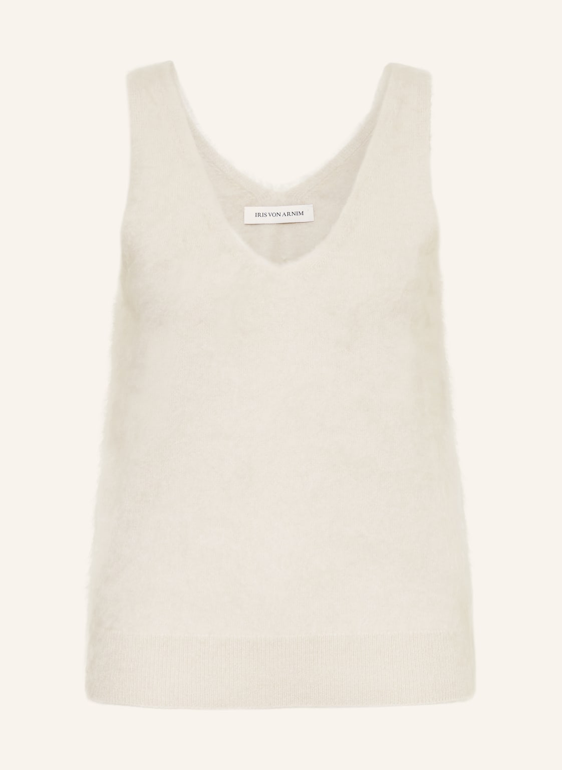 Iris Von Arnim Stricktop Kala Aus Cashmere beige von IRIS von ARNIM