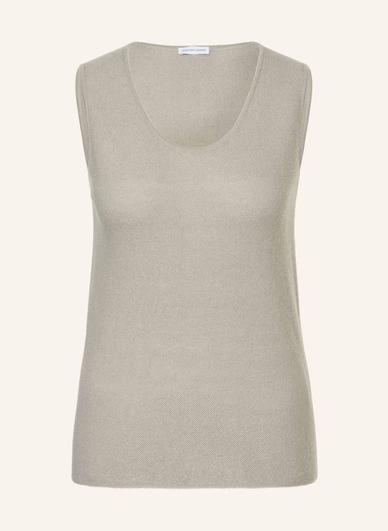 Iris Von Arnim Stricktop Thyra Aus Cashmere Mit Seide beige von IRIS von ARNIM