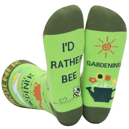 IRISGOD - I'd Rather Be Lustige Socken für Männer und Frauen | Humor Witz Geschenke, Gartenarbeit, Einheitsgr��e von IRISGOD