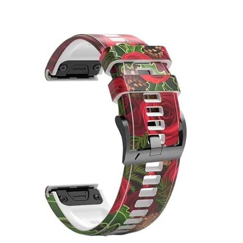 IRJFP 22 x 26 mm Smartwatch-Silikonband für Garmin Fenix 7 7X 5 5X Plus 6 6X Pro Epix 935 Uhrenarmband Schnellverschluss-Armband Correa, 22mm For For Fenix 5 5 Plus, Achat von IRJFP