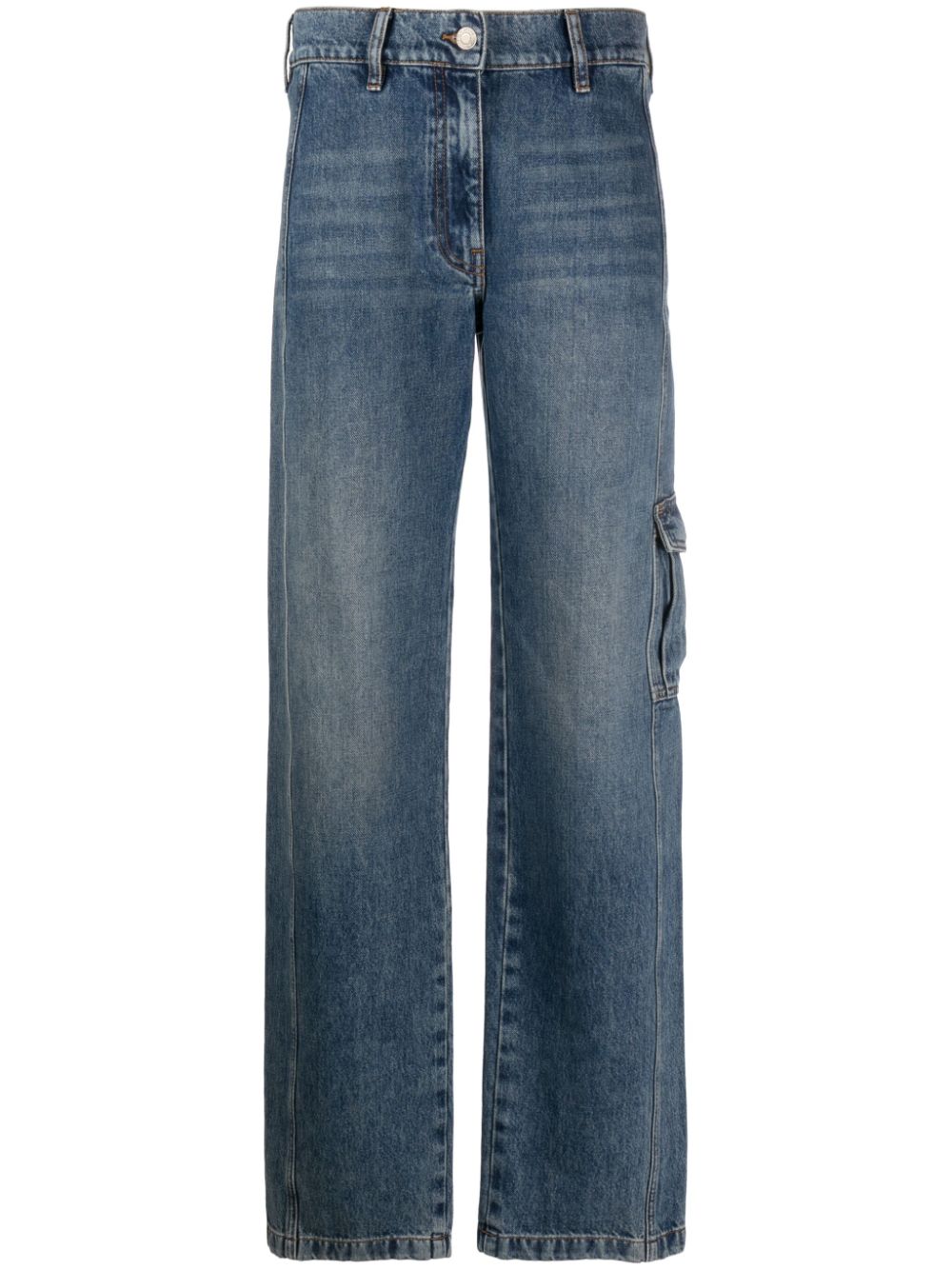 IRO Nerina Straight-Leg-Jeans mit hohem Bund - Blau von IRO