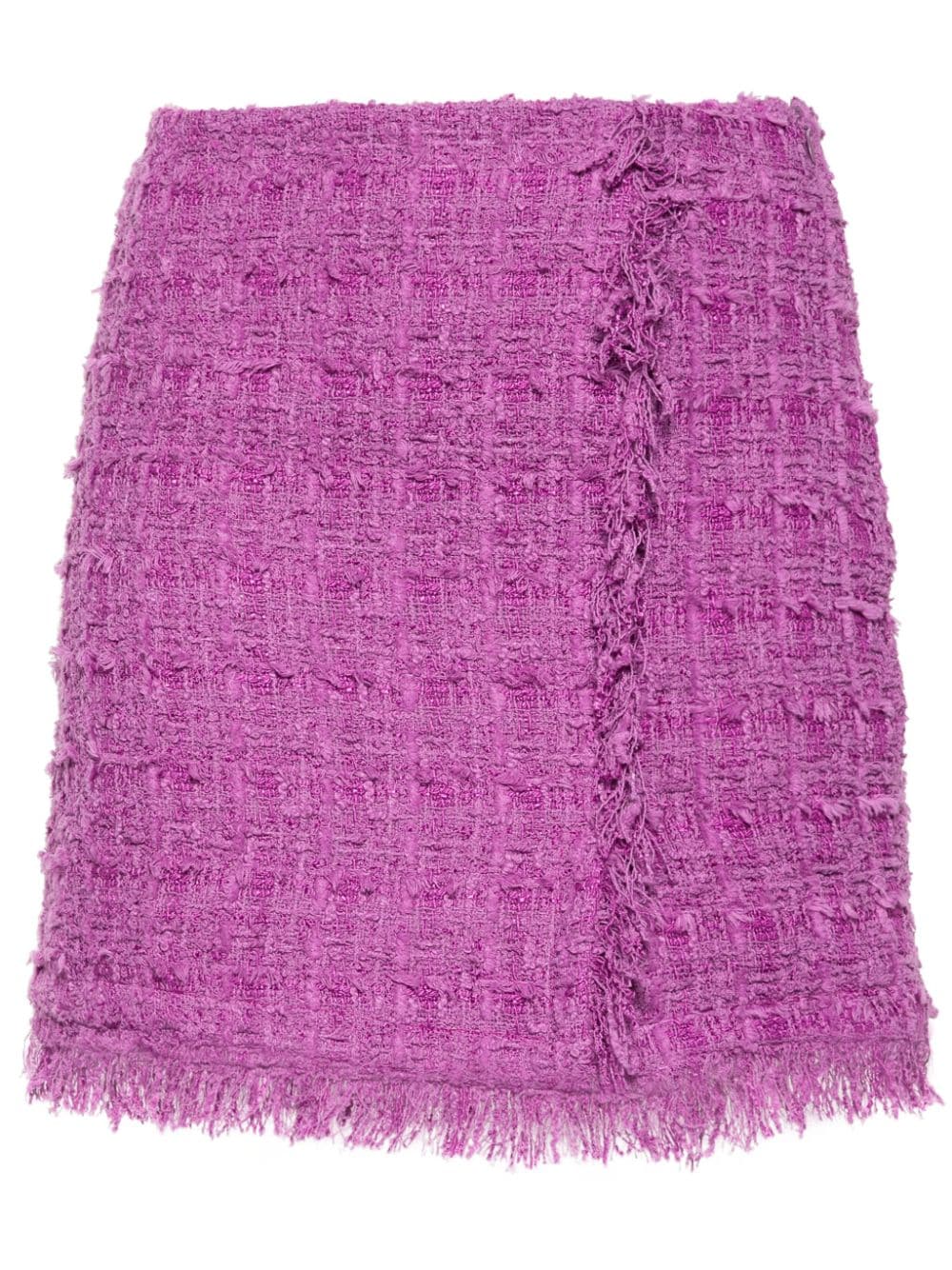 IRO Rajane bouclé mini skirt - Violett von IRO