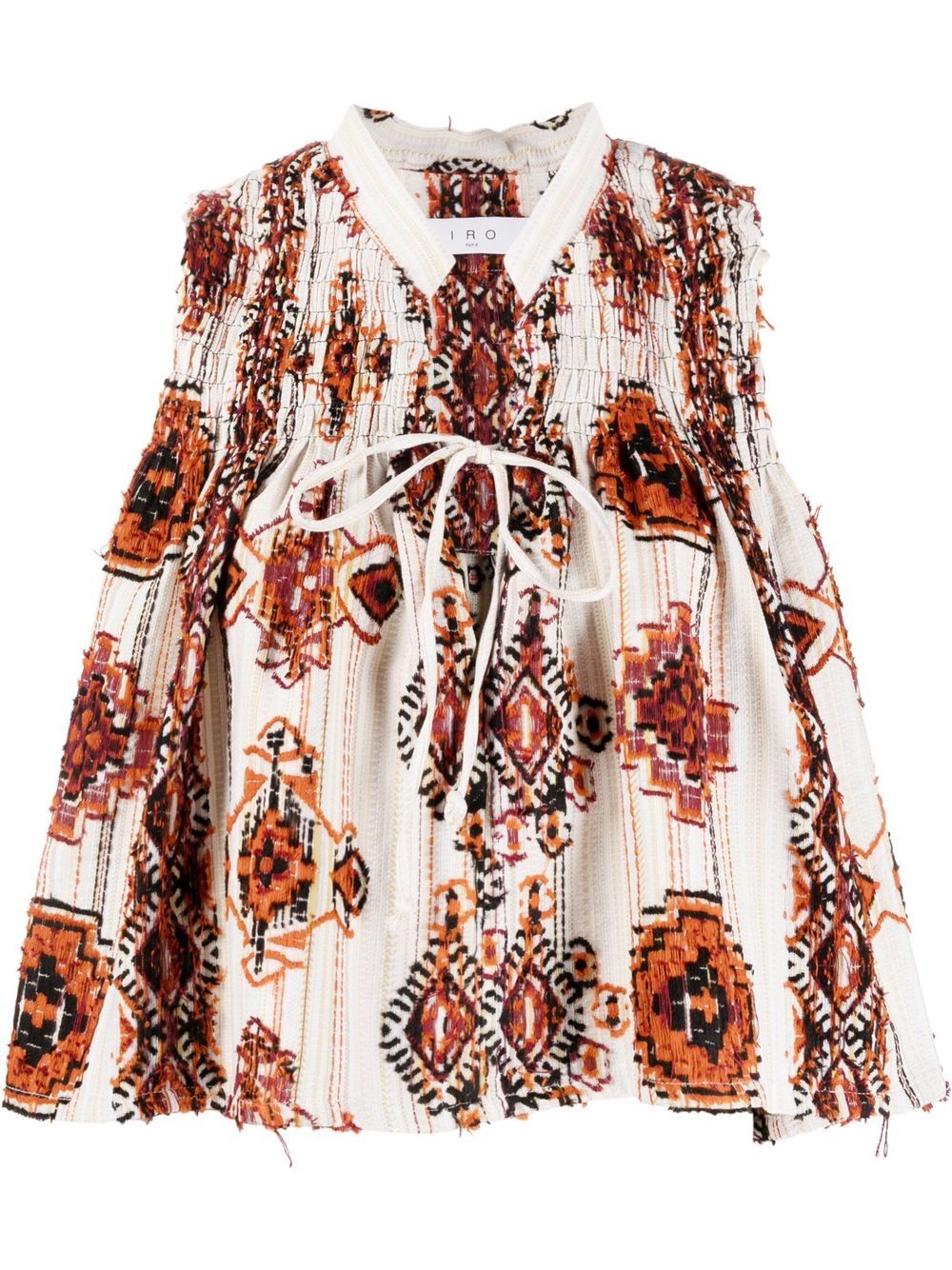 IRO Bluse mit grafischem Print - Nude von IRO