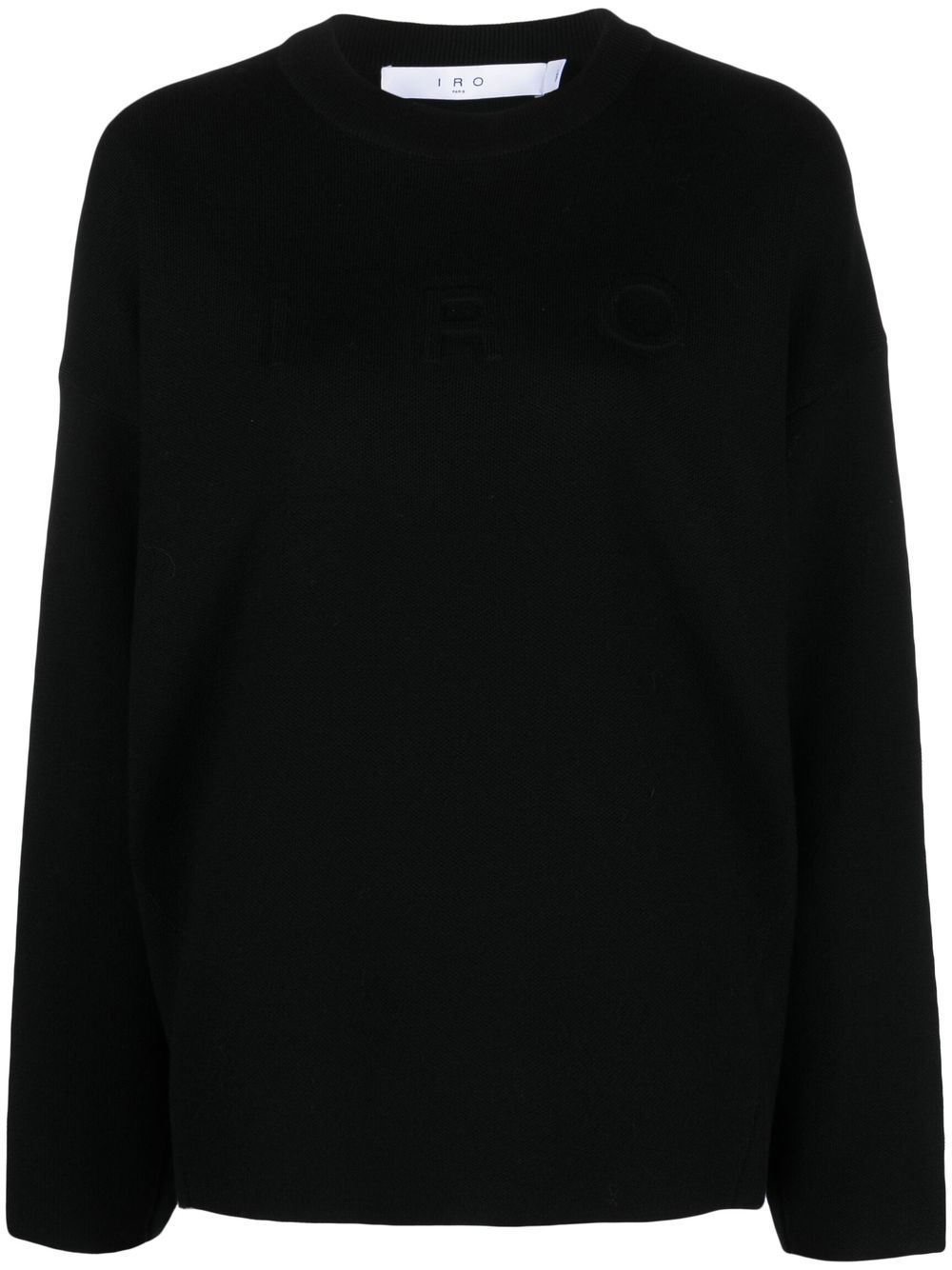 IRO Intarsien-Pullover mit V-Ausschnitt - Schwarz von IRO