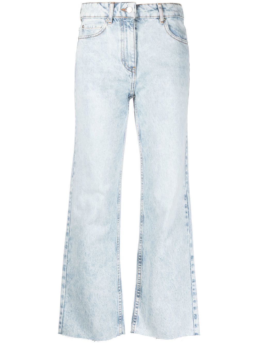 IRO Ausgeblichene Straight-Leg-Jeans - Blau von IRO