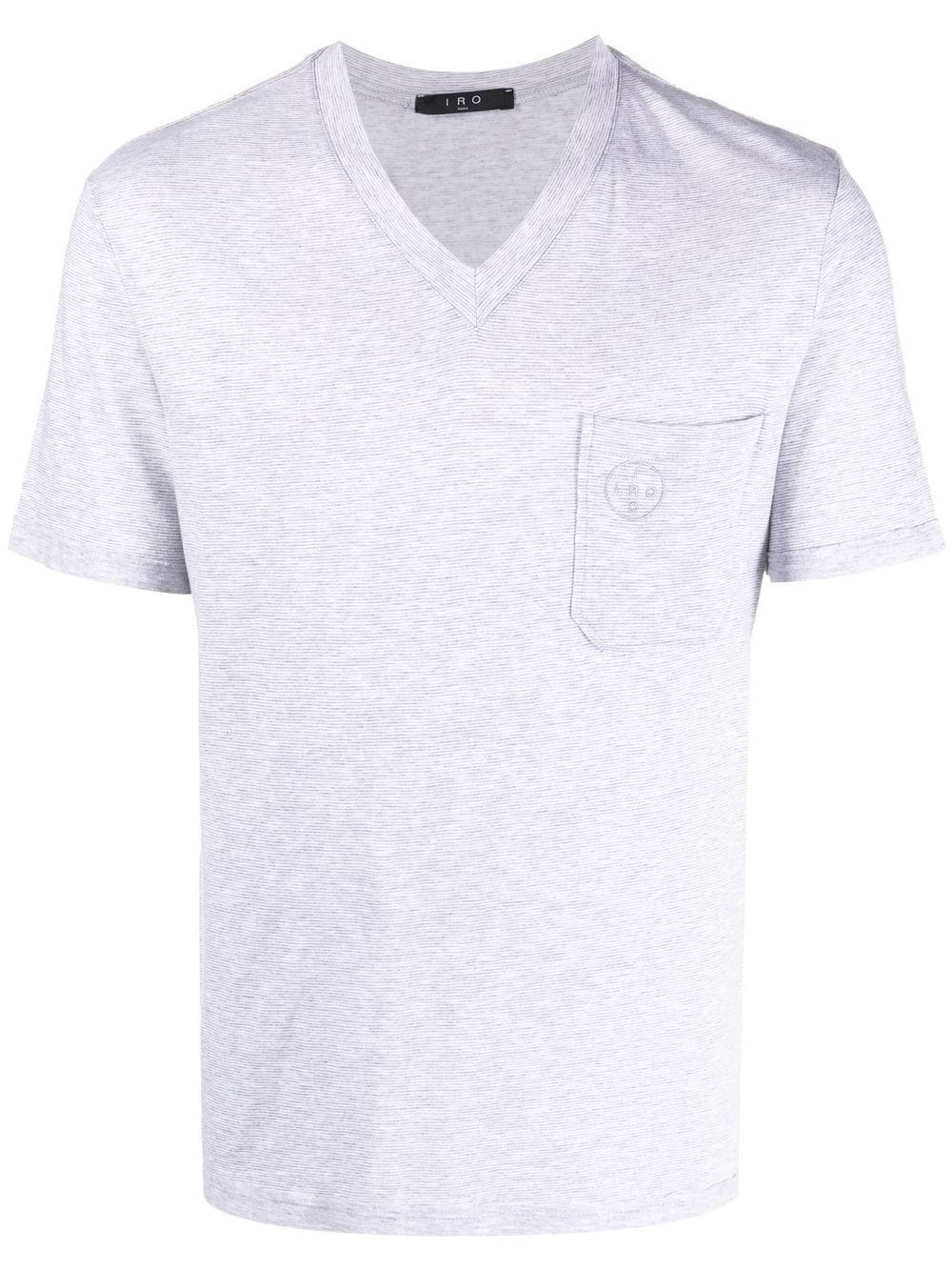 IRO T-Shirt mit V-Ausschnitt - Grau von IRO