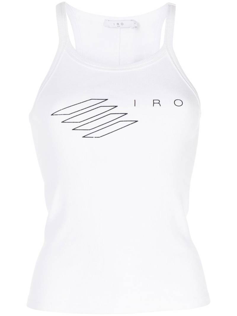 IRO Tanktop mit Logo-Print - Weiß von IRO