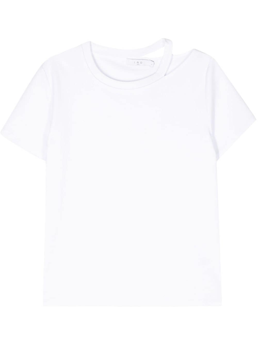 IRO T-Shirt mit Cut-Outs - Weiß von IRO