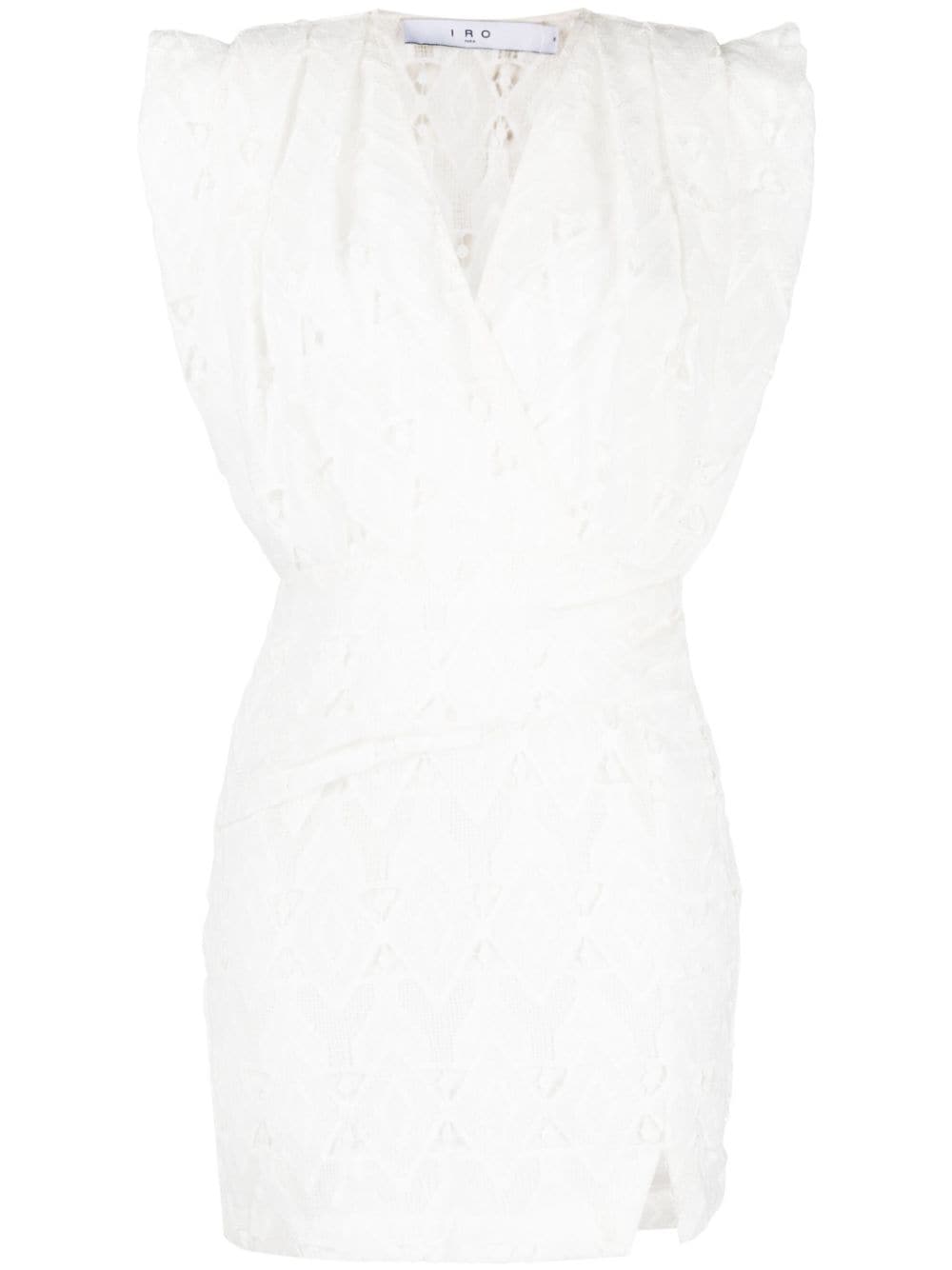 IRO Kleid in Wickeloptik - Weiß von IRO
