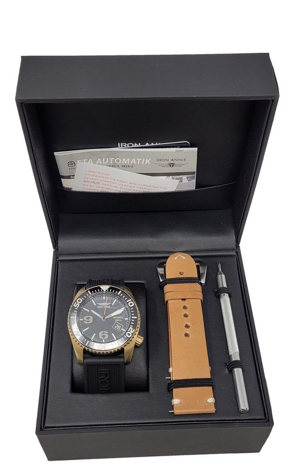 IRON ANNIE Automatikuhr Iron Annie Retro Taucheruhr 1000M Automatik Limited Edition 5799-2, Retro Taucheruhr 1000M Automatik Limited Edition 5799-2 von IRON ANNIE