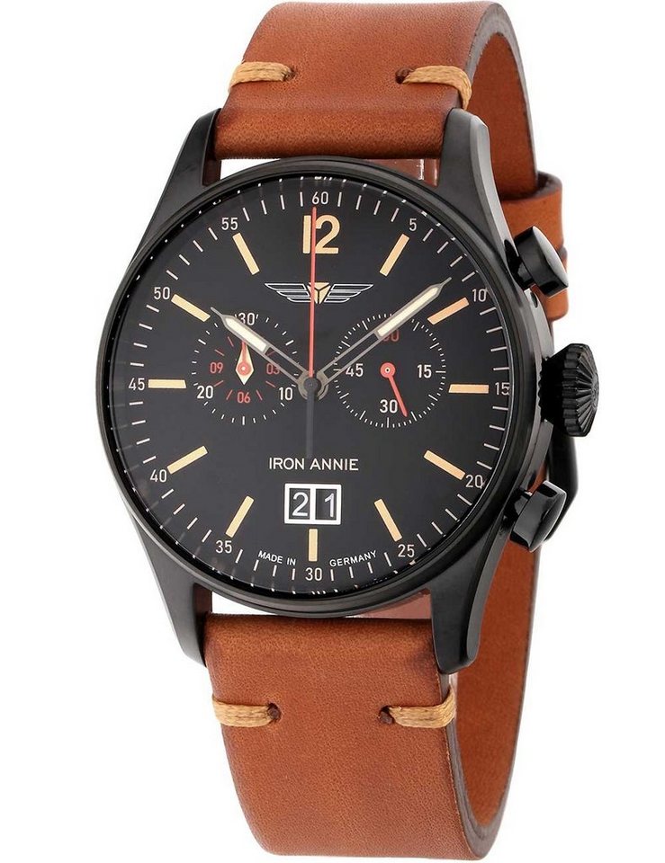 IRON ANNIE Quarzuhr Iron Annie 5184-2 Flight Controll Chronograph Herrenuhr 42mm Iron Annie 5184-2 Flight Controll Chronograph Herrenuhr 42mm von IRON ANNIE