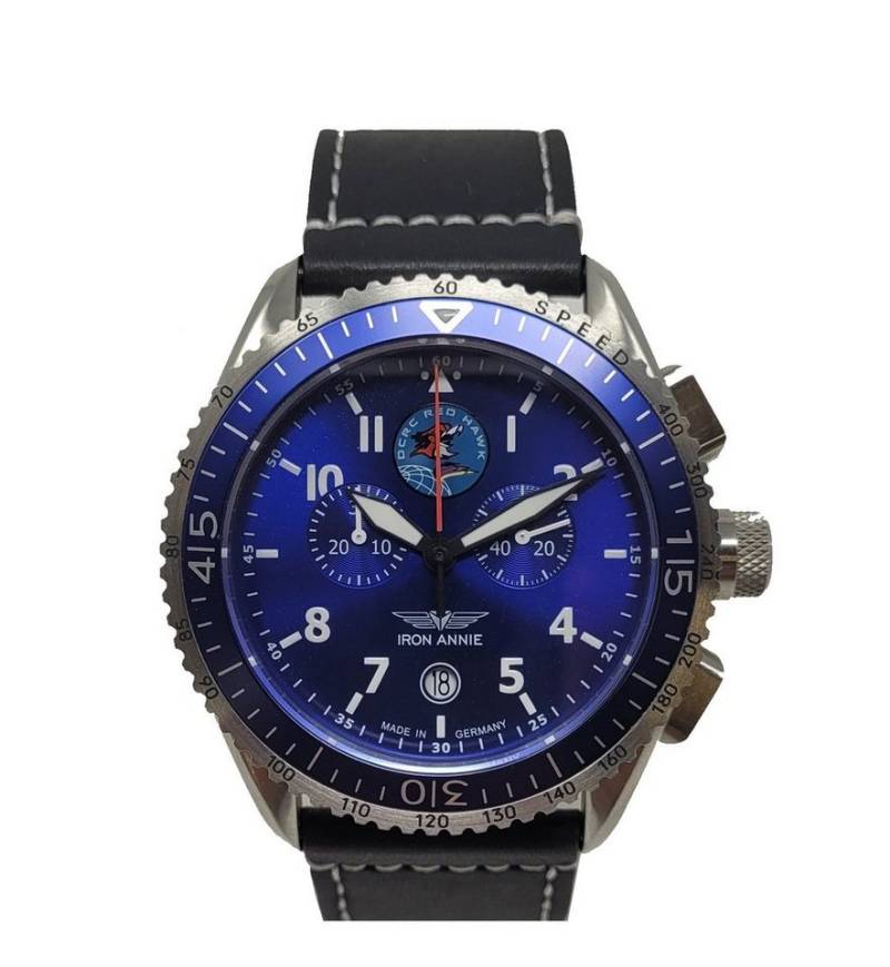 IRON ANNIE Quarzuhr Iron Annie DCRC RED HAWK Limeted Edition Herren Uhr 5879-3, DCRC RED HAWK Limeted Edition Herren Uhr 5879-3 von IRON ANNIE