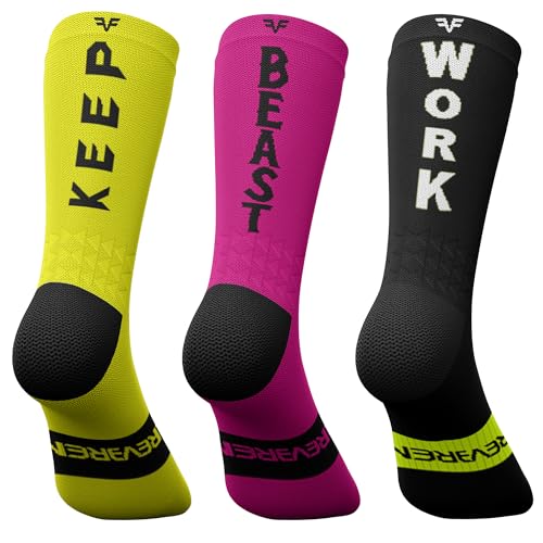 IRREVERENT Laufsocken - Kompressiv, Blasenverhindernd, Feuchtigkeitsableitend, Gepolstert - CrossFit, Fitnessstudio. IRREVERENT Laufsocken - Kompressiv, Blasenverhindernd, Feuchtigkeitsableitend, Gepolstert - CrossFit, Fitnessstudio. von IRREVERENT