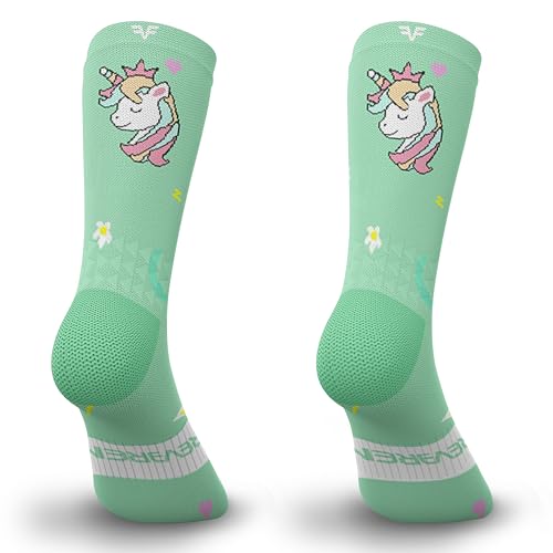 Laufsocken - Kompressiv, Blasenverhindernd, Feuchtigkeitsableitend, Gepolstert - CrossFit, Fitnessstudio. Made in Europe von IRREVERENT