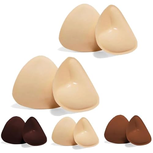 IRXELO Monoka Push Up Pads, Monoka´s Pushpads Doppelseitig Klebende Pushup Nippelcover, Klebe BH Push Up (A-B-Körbchen,2paar Beige) von IRXELO