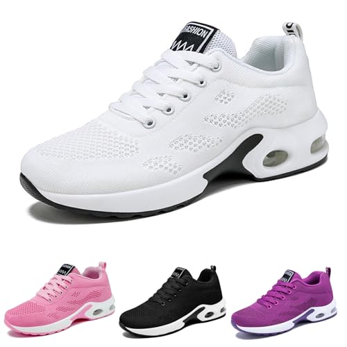 IRXELO Orthoback Schuhe Damen,OrthopäDische Schuhe Damen,Orthoshoes Cloudwalk Pro-Ergonomischer Schmerzlinderungs-Schuh (38,White) von IRXELO
