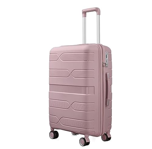 IRYZE Koffer Reisekoffer 20/24/28 Zoll Leichter, Langlebiger 4-Rad-Spinner-Reisekoffer In Kabinengröße Für Damen Trolley Boardcase (Color : D, Size : 24in) von IRYZE