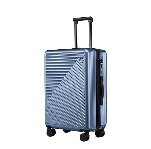 IRYZE Koffer Reisekoffer 20 Zoll Leichtes Hardside-4-Rad-Spinner-Reisegepäck, Geschäftsgepäck Für Damen Trolley Boardcase (Color : Blu, Size : 20inch) von IRYZE