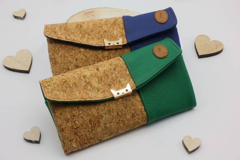Handgemachtes Portmonee Aus Kork Und Ökoleder Von Iriz Design von IRiZDESiGN
