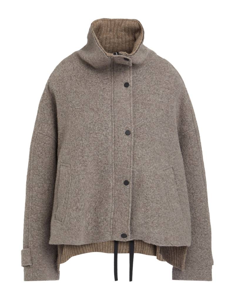 ISABEL BENENATO Jacke & Anorak Damen Maulwurfsgrau von ISABEL BENENATO