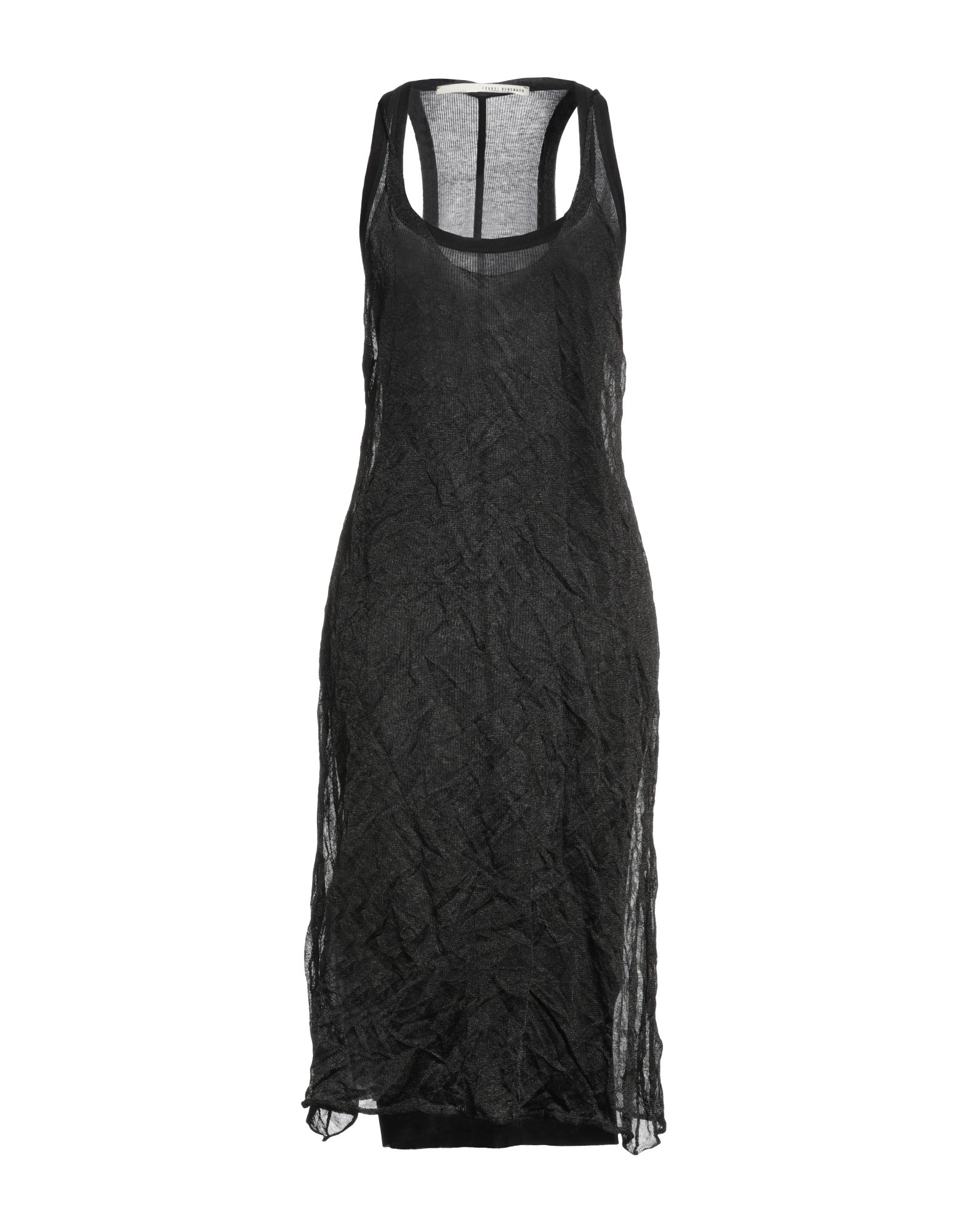 ISABEL BENENATO Midi-kleid Damen Schwarz von ISABEL BENENATO