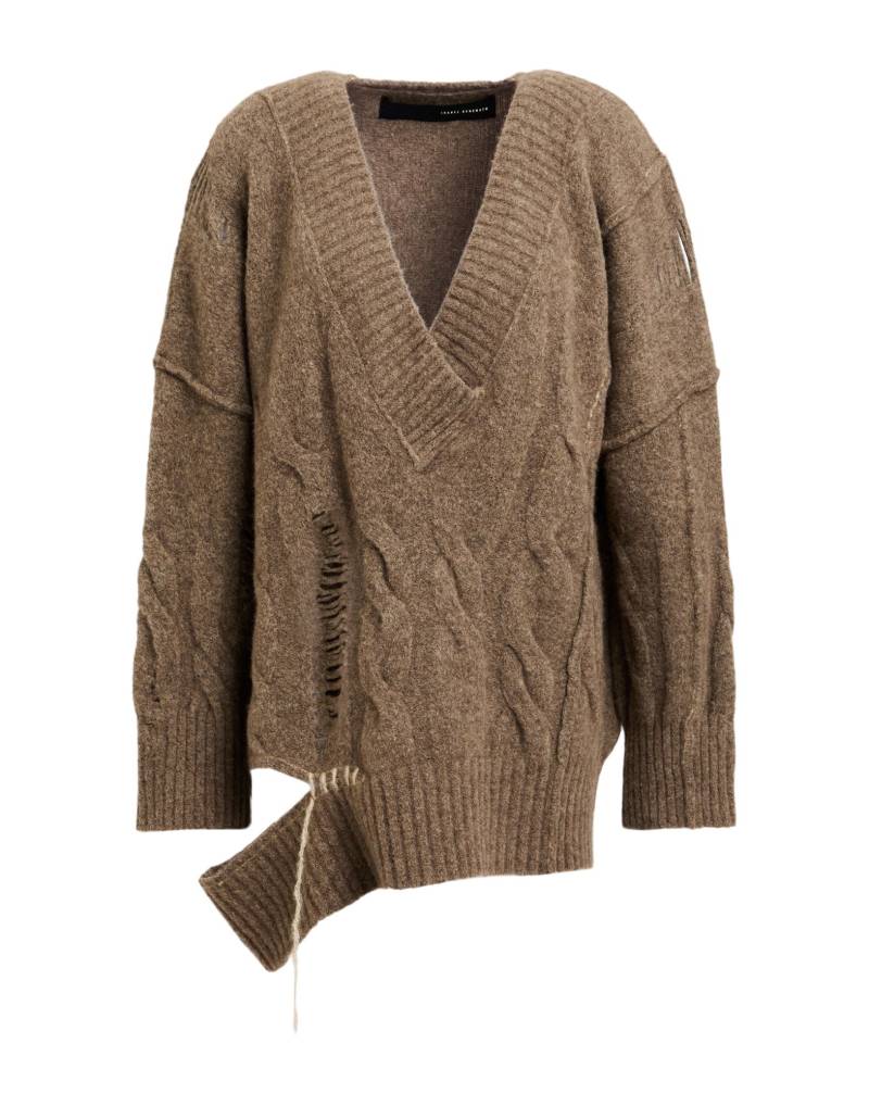 ISABEL BENENATO Pullover Damen Maulwurfsgrau von ISABEL BENENATO