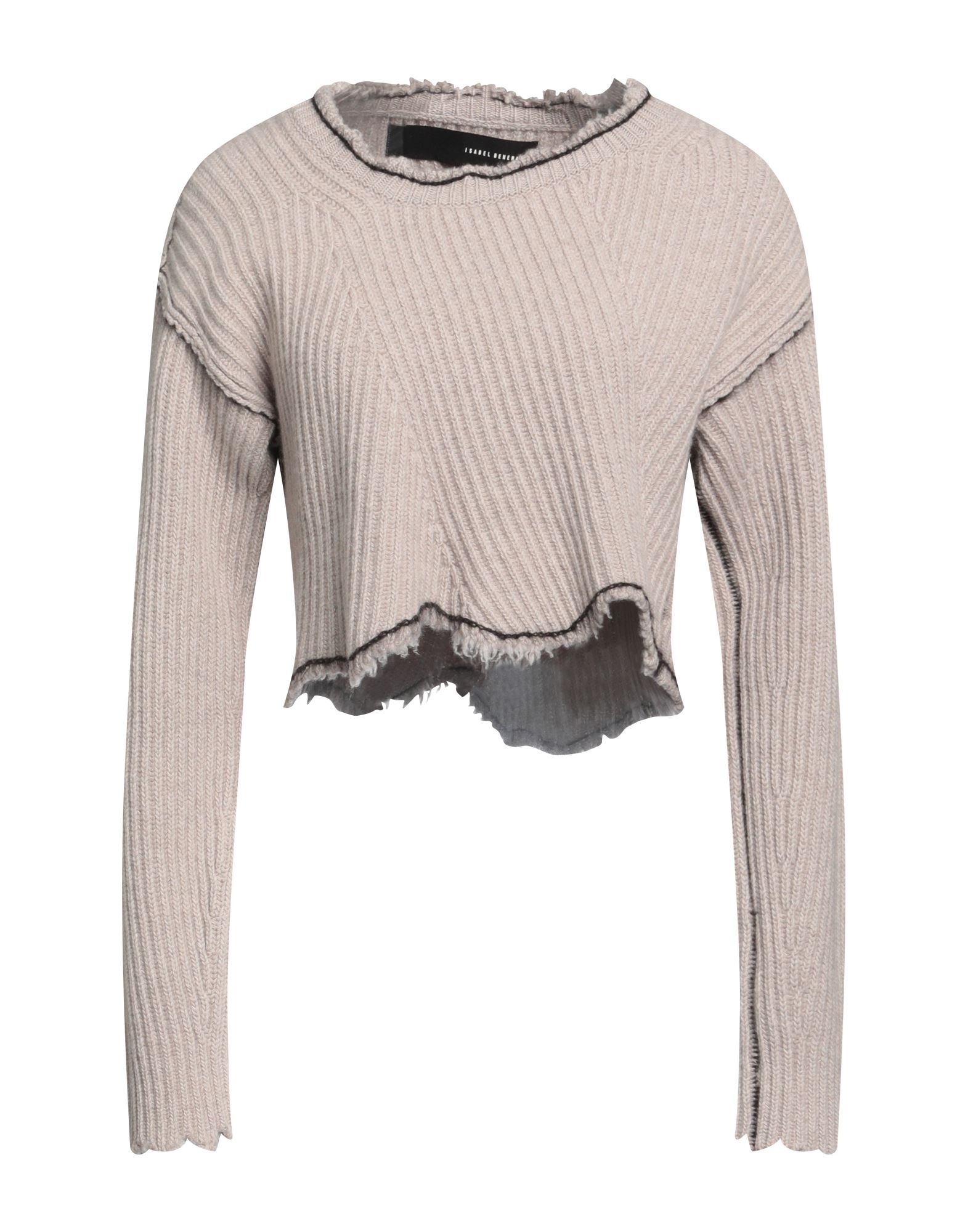 ISABEL BENENATO Pullover Damen Taubengrau von ISABEL BENENATO