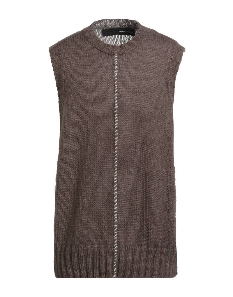 ISABEL BENENATO Pullover Herren Maulwurfsgrau von ISABEL BENENATO