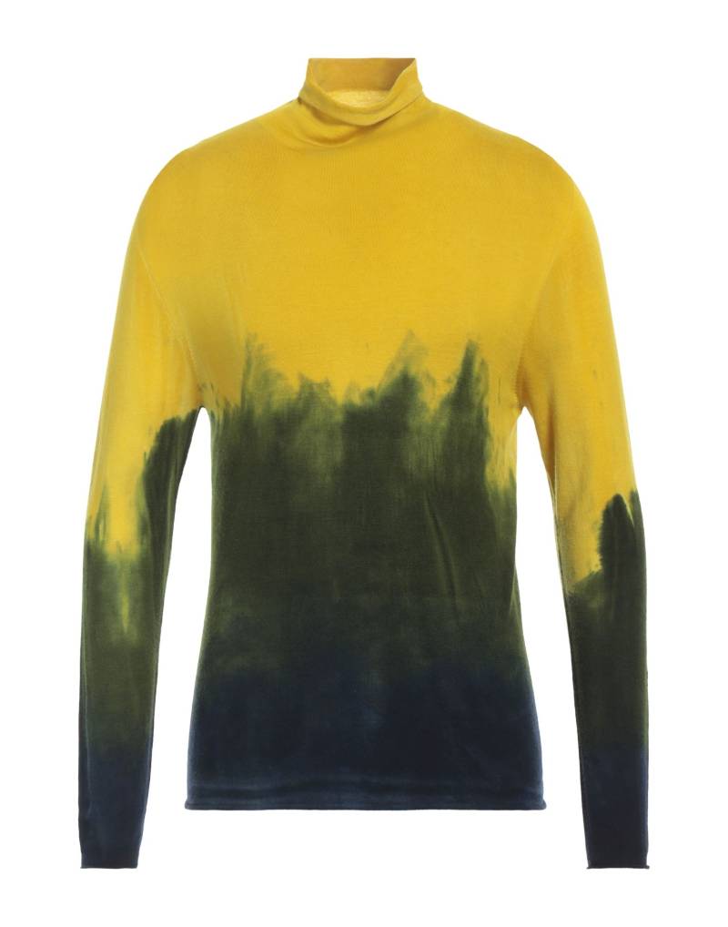 ISABEL BENENATO Rollkragenpullover Herren Gelb von ISABEL BENENATO